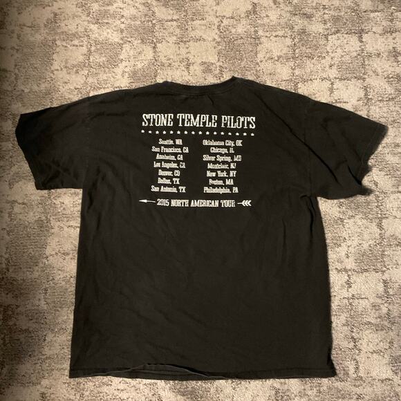 Stone Temple Pilots 2015 tour official merchandise T-shirt. Size XL - Picture 2 of 5